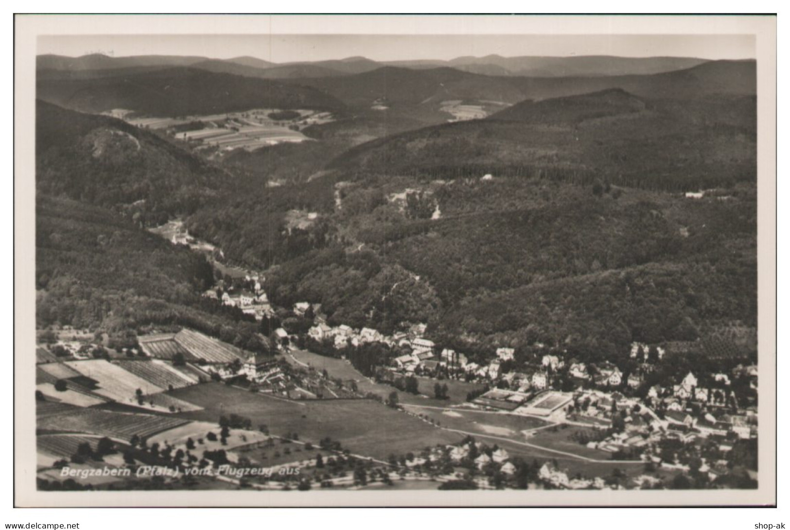 MW14419x/ Bergzabern Foto Seltenes Strähle Luftbild 30er Jahre - Sonstige & Ohne Zuordnung