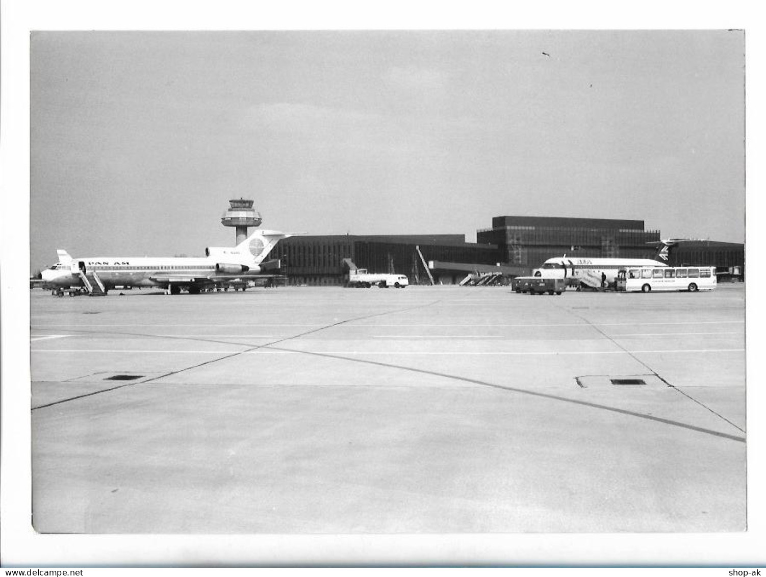 C6352/ Flughafen Hannover  PAN AM Flugzeug Pressefoto 21 X 15 Cm 70/80er Jahre - Autres & Non Classés