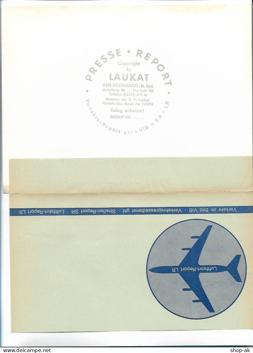 C6360/ Lufthansa Pressefoto Flugzeug YS-11a Aus Japan Luftfahrtschau 1968 - Sonstige & Ohne Zuordnung