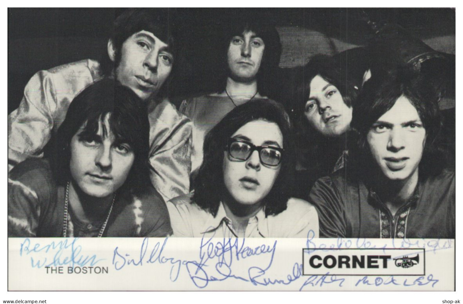 V6215/ The Boston Beat- Popband Autogramm Autogrammkarte 60er Jahre - Handtekening