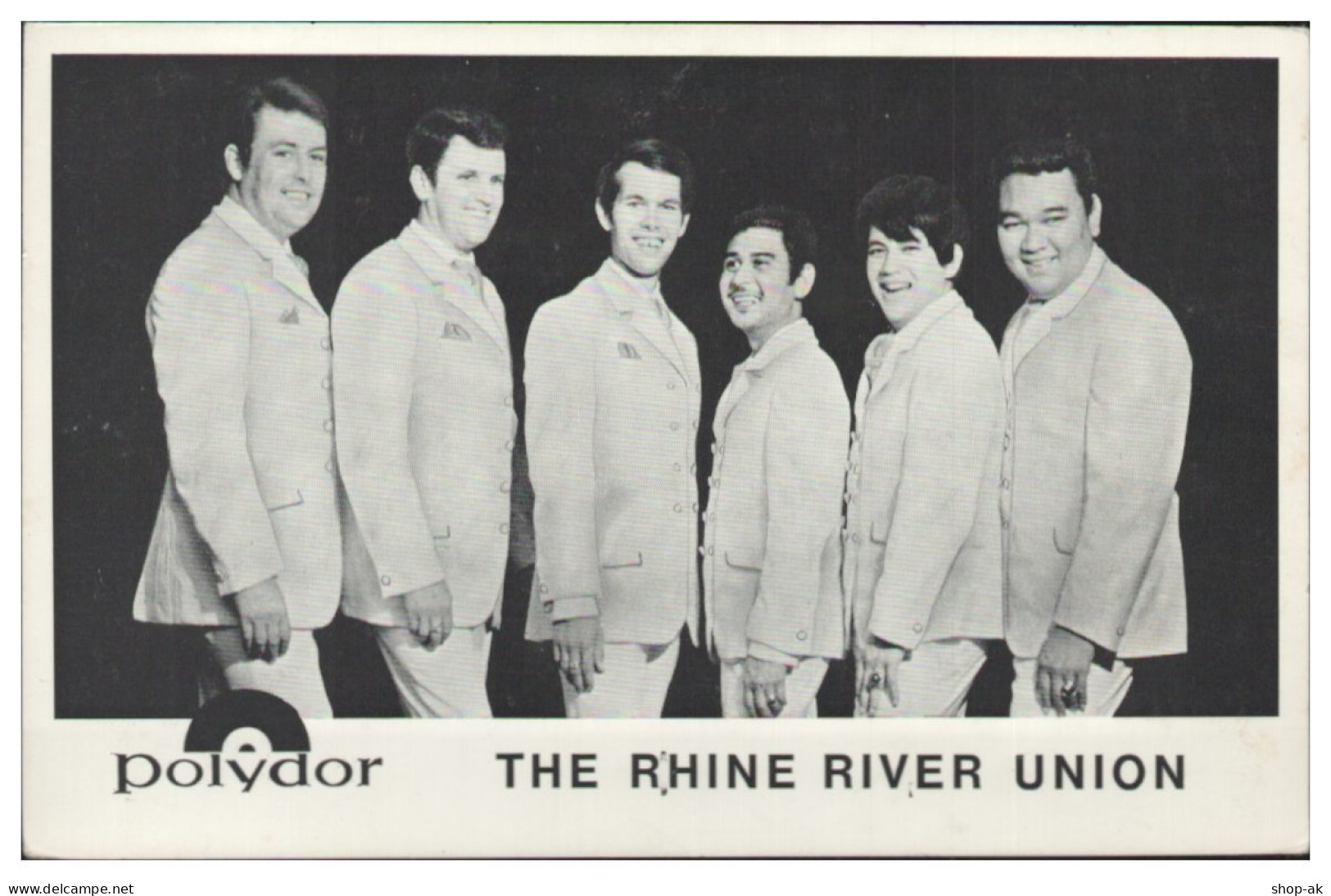 V6201/ The Rhine River Union  Beat- Popband Autogrammkarte 60er Jahre - Autres & Non Classés