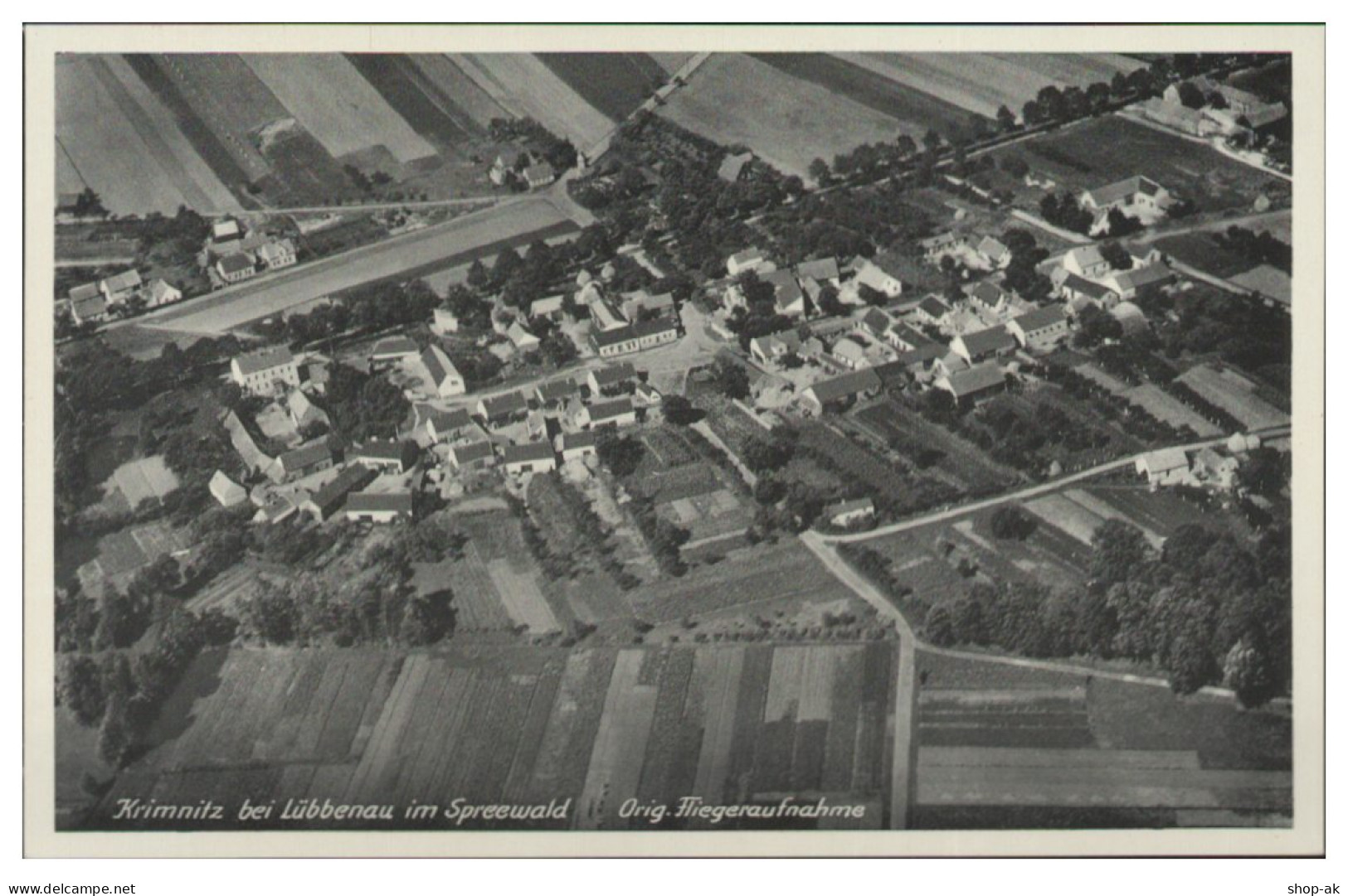 MW25036x/ Krimnitz Lübbenau Seltene Luftbild AK  Ca.1938 - Sonstige & Ohne Zuordnung