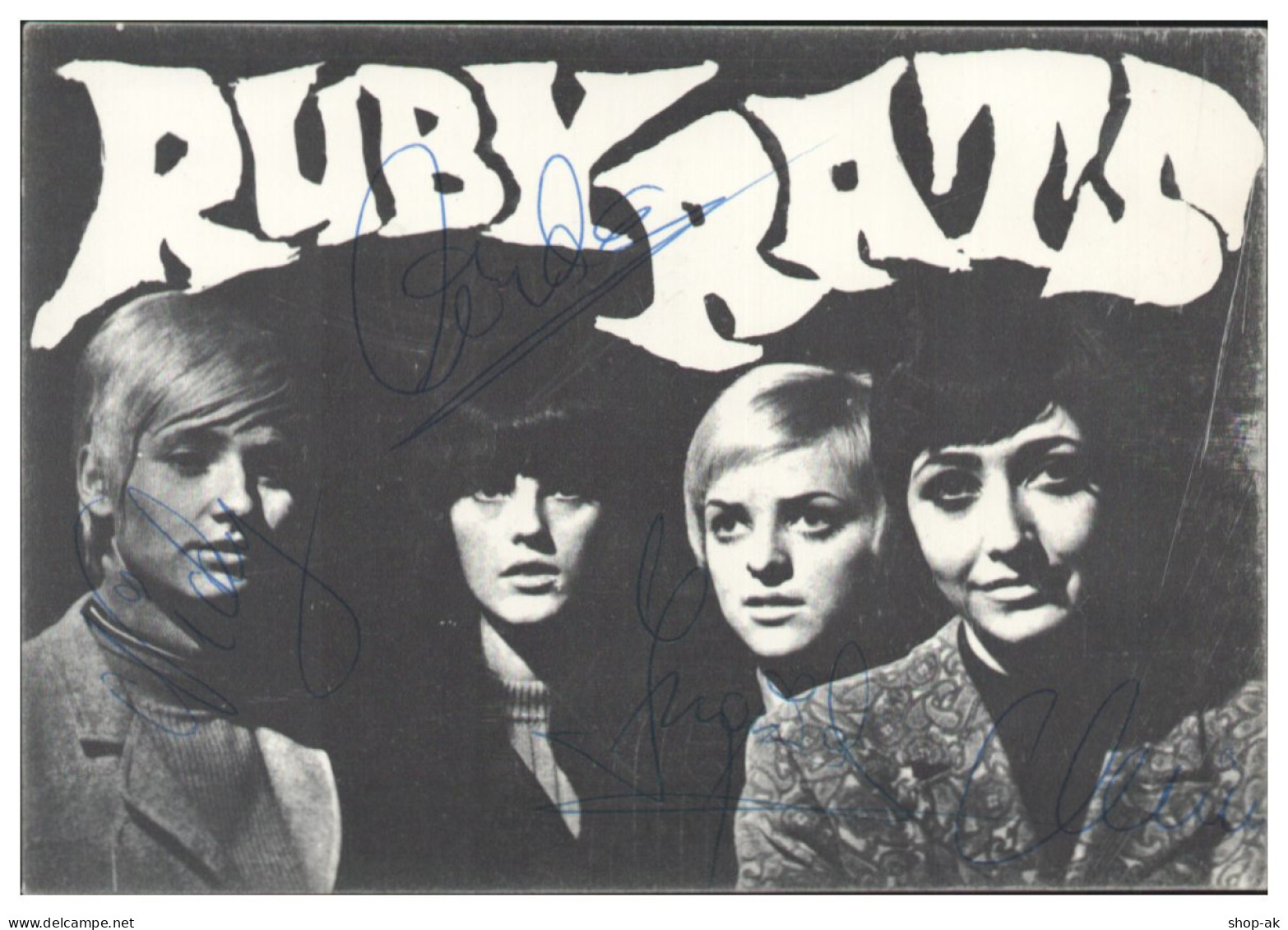 V6224/ The Ruby Rats  Beat- Popband Autogramm Autogrammkarte 60er Jahre - Autogramme