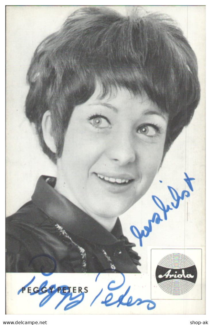 V6246/ Peggy Peters Sängerin Autogramm  Autogrammkarte 60er Jahre - Autogramme