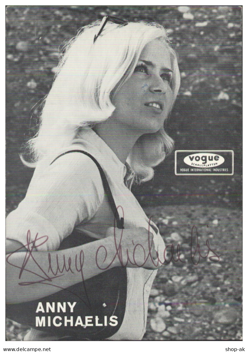 V6248/ Anny Michaelis Sängerin Autogramm  Autogrammkarte 60er Jahre - Autographes