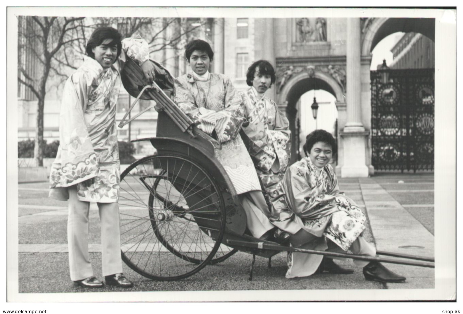 C6281/ Danny Diaz & The Ckeckmates Pop Group From Hong Kong Foto 1969 17 X 11 Cm - Altri & Non Classificati