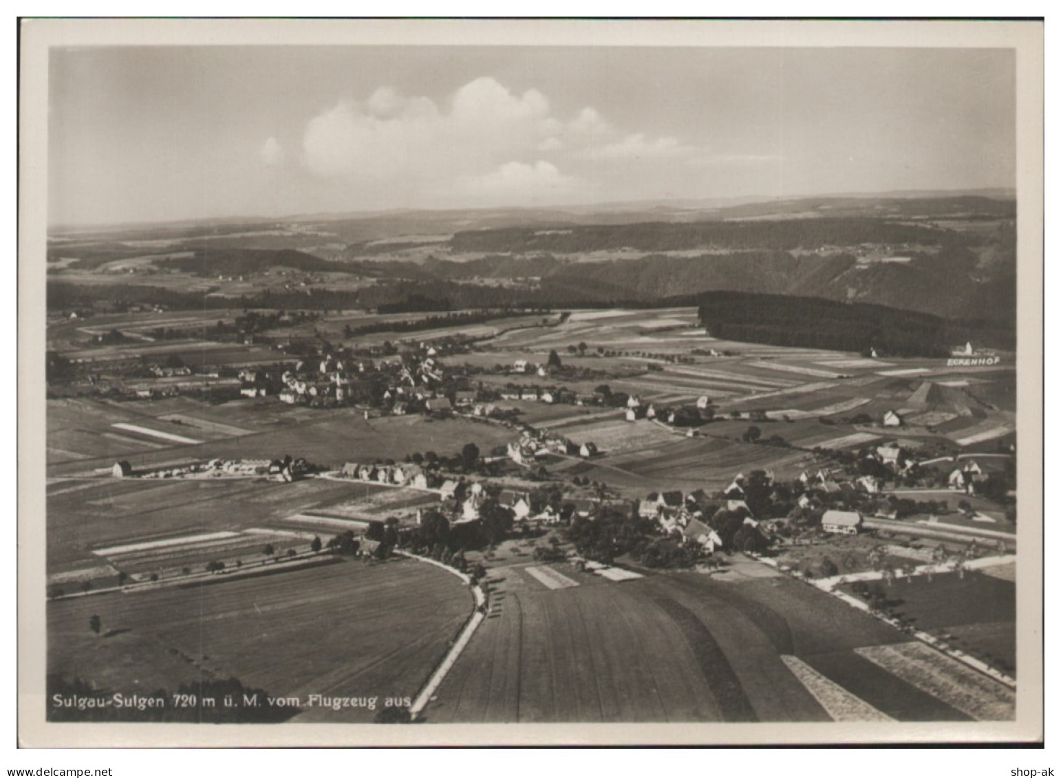 MW25031/ Sulgau-Sulgen Schramberg Foto AK Seltenes Strähle Luftbild  Ca.1935 - Sonstige & Ohne Zuordnung