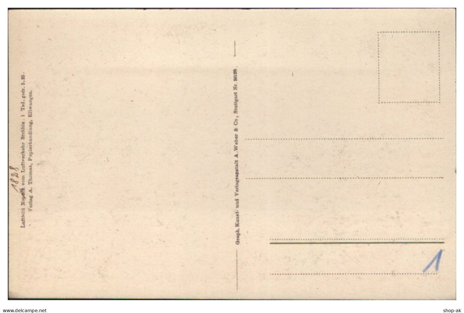 MW25051x/ Ellwangen  Seltene AK  Strähle Luftbild  1925 - Sonstige & Ohne Zuordnung