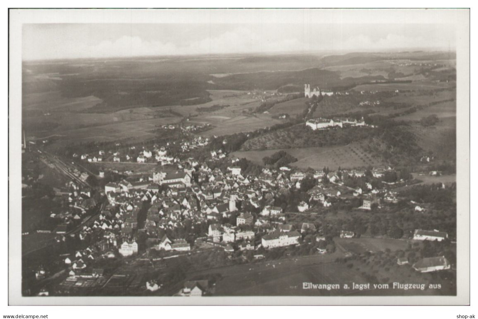 MW25053/ Ellwangen Seltene  Foto AK  Strähle Luftbild  Ca. 1935 - Andere & Zonder Classificatie