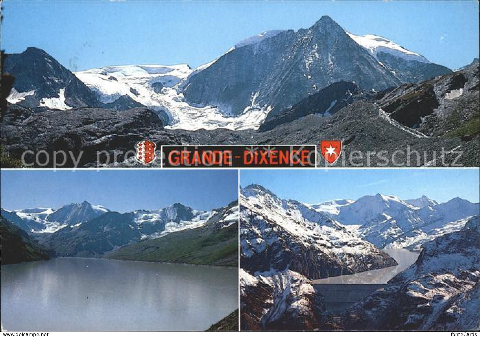 11856177 La Grande Dixence Gletscher See Alpenpanorama Heremence - Autres & Non Classés