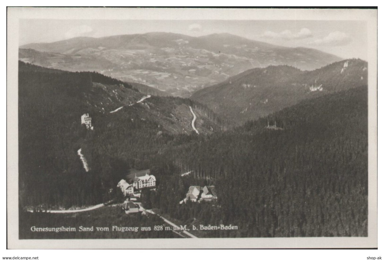 MW14441x/ Genesungsheim Sand Foto AK Seltenes Strähle Luftbild 30er Jahre - Sonstige & Ohne Zuordnung