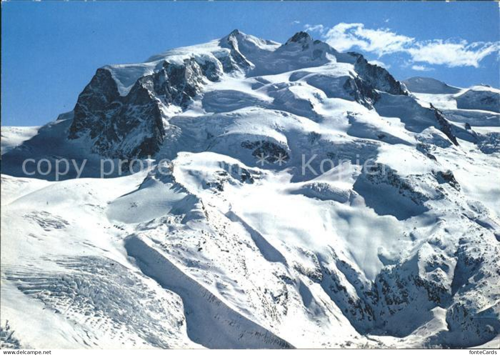 11856116 Monte Rosa Blick Vom Gornergrat Zermatt Monte Rosa - Autres & Non Classés