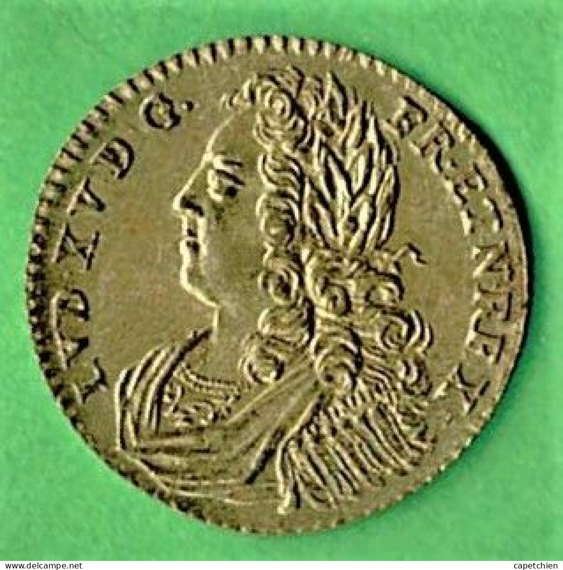 JETON / LOUIS XV / LUD.XV.D.G.FR.ET. N .REX / PACIS FLEMANDAE ..... / 24 Mm / 5.12 G / LAITON - Monarchia / Nobiltà