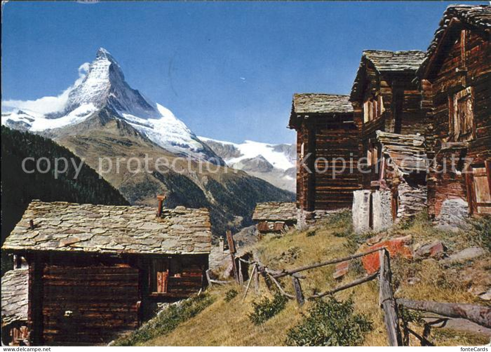 11856076 Zermatt VS Findeln Mit Matterhorn  - Autres & Non Classés