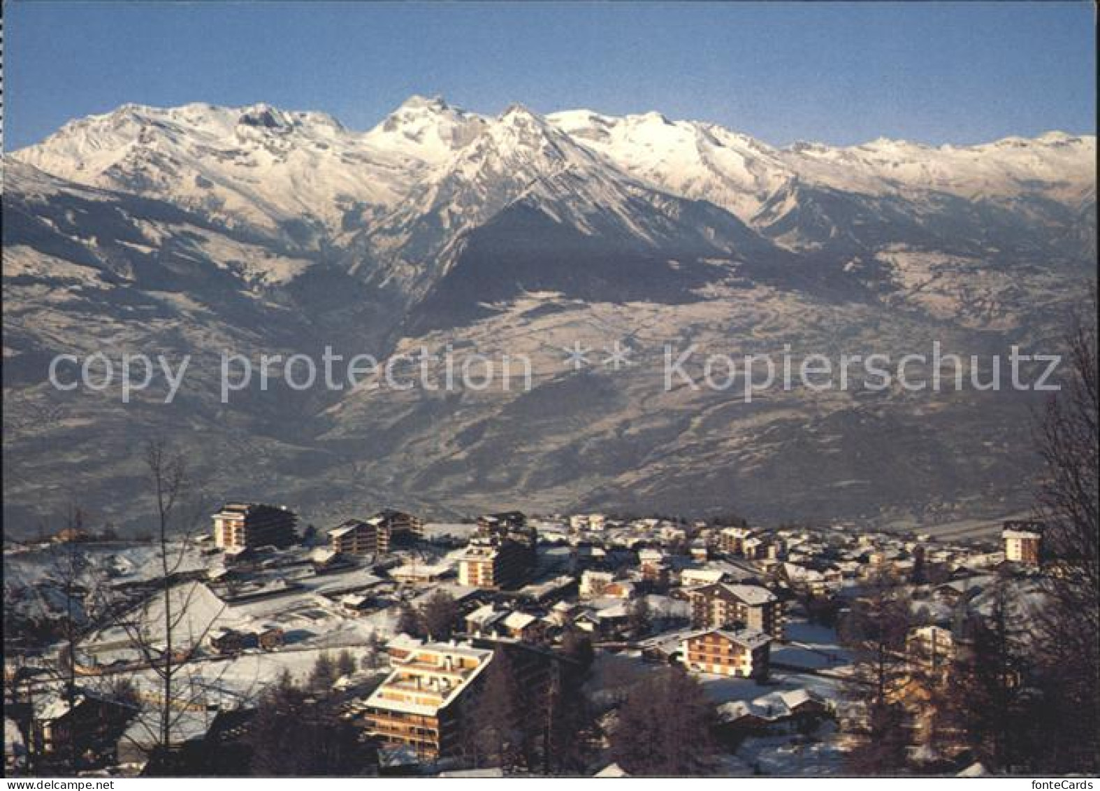 11856066 Nendaz Vue Sur Les Alpes Bernoises Haute-Nendaz - Autres & Non Classés