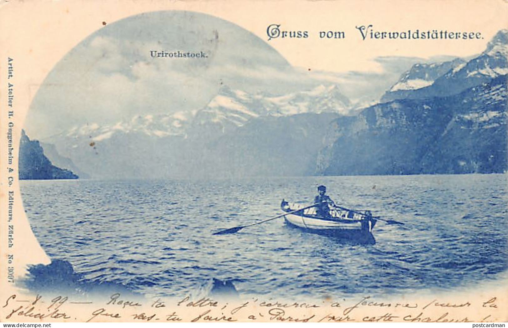 Schweiz - Vierwaldetättersee (UR) Urirothstock - Verlag H. Guggenheim 3097 - Vierwaldstättersee