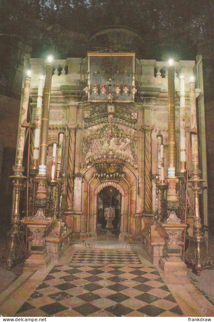 Postcard - Jerusalem - The Church Of The Holy Sepulchere - Card No568 - Very Good - Ohne Zuordnung