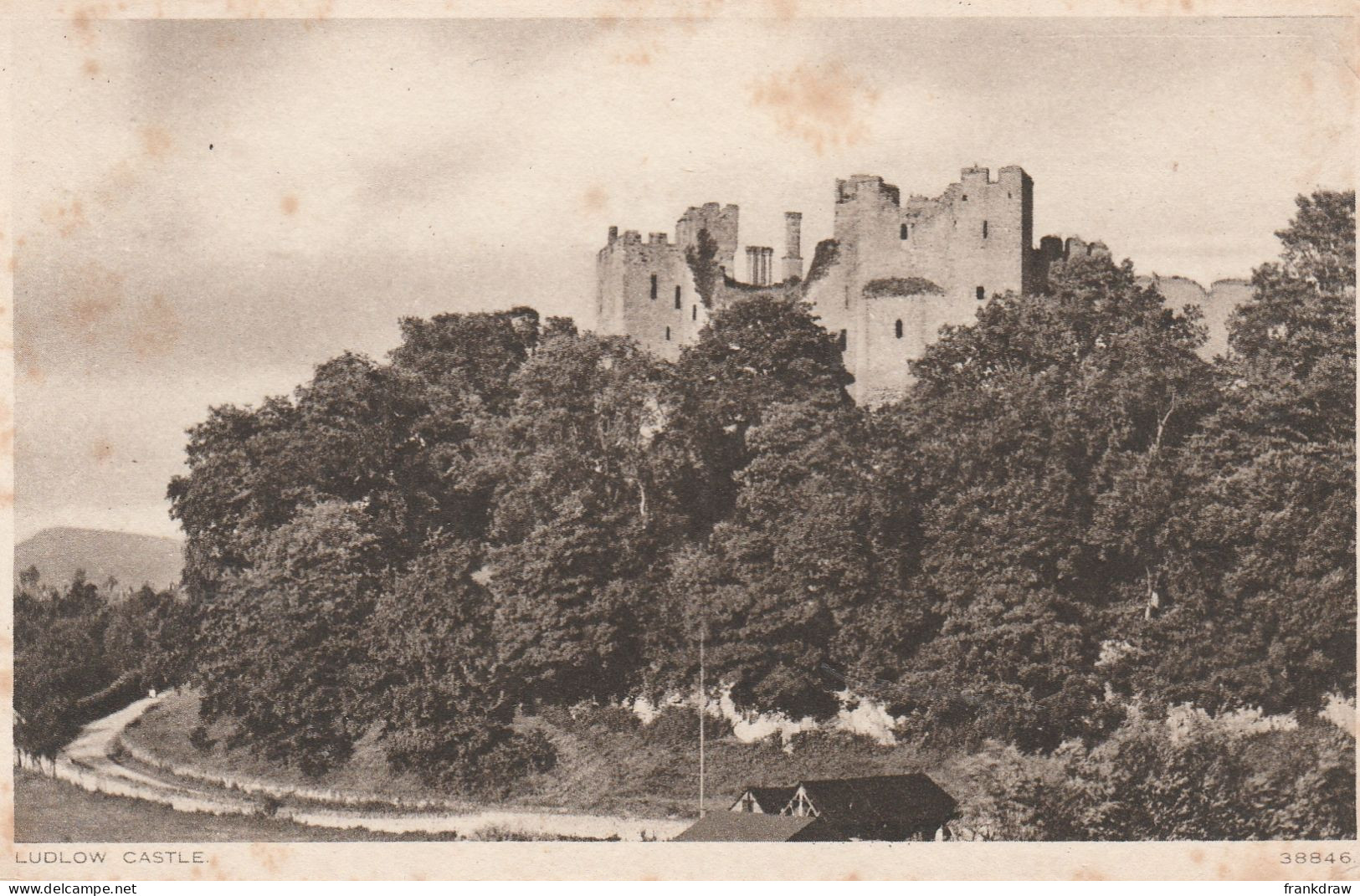 Postcard - Ludlow Castle - Very Early Card No.38846 - Good - Unclassified