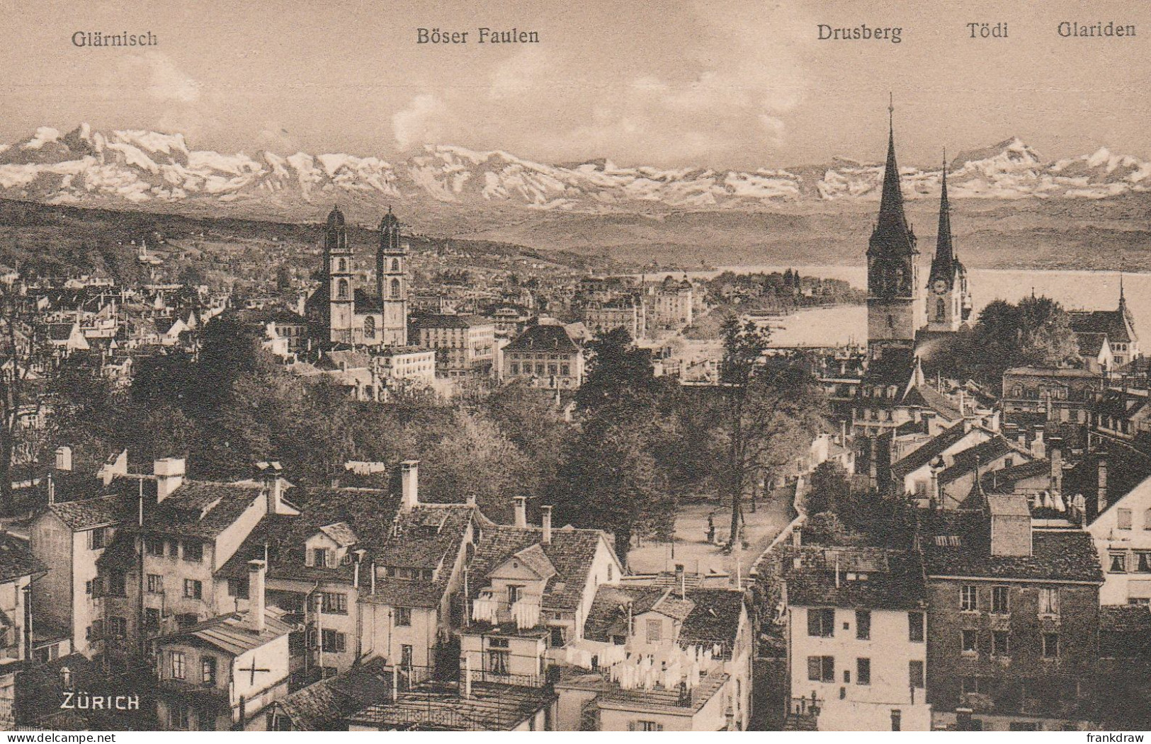 Postcard - Zurich - Card No. 6435 - Very Good - Unclassified