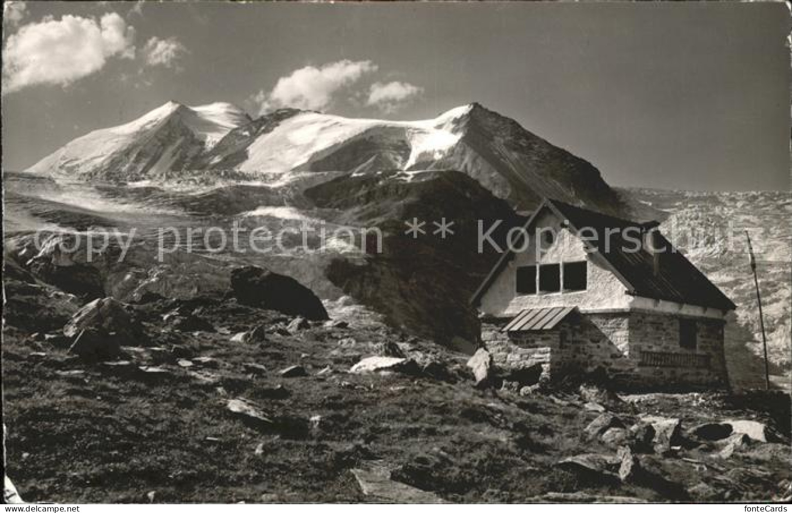 11853207 Turtmannspitze Mit Turtmann Huette Bieshorn Und Stierhorn Turtmannspitz - Autres & Non Classés