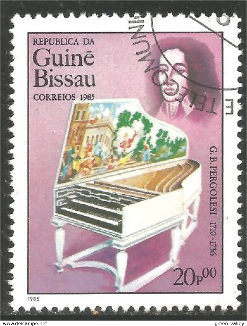 MU-103 Guine-Bissau Music Musique Composer Piano Clavecin Pergolesi - Musik