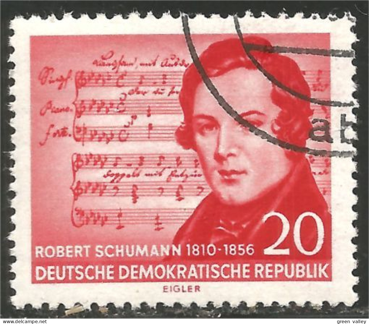 MU-18  Musique Music Robert Schumann Composer Compositeur - Musik