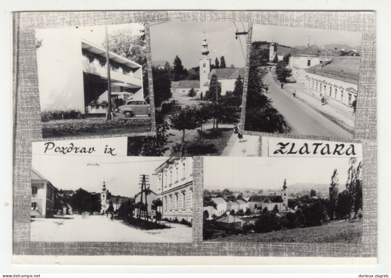 Zlatar Old Postcard Not Posted 240510 - Kroatien