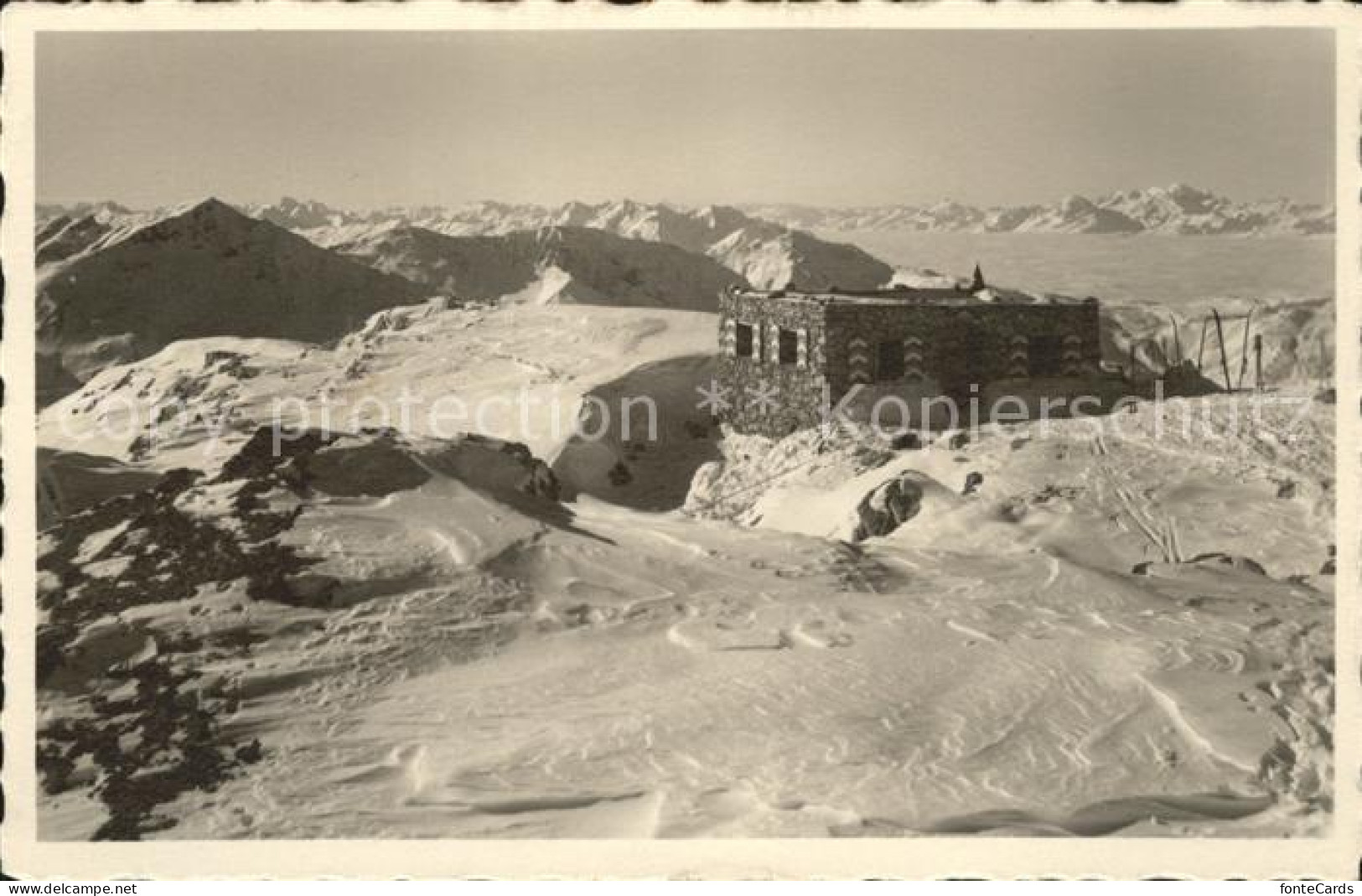 11853017 Arosa GR Gipfelhuette Weisshorn Arosa - Autres & Non Classés