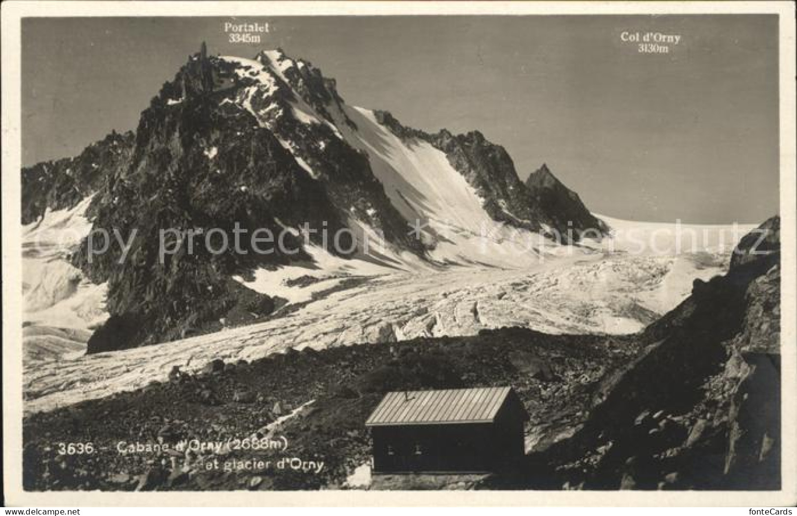 11852977 Cabane D Orny Avec Glacier Et Col D Orny Trient Valais - Other & Unclassified