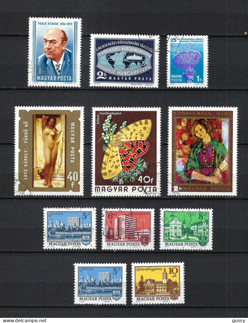 HONGRIE Ca.1974-75: Lot D'obl. - Used Stamps