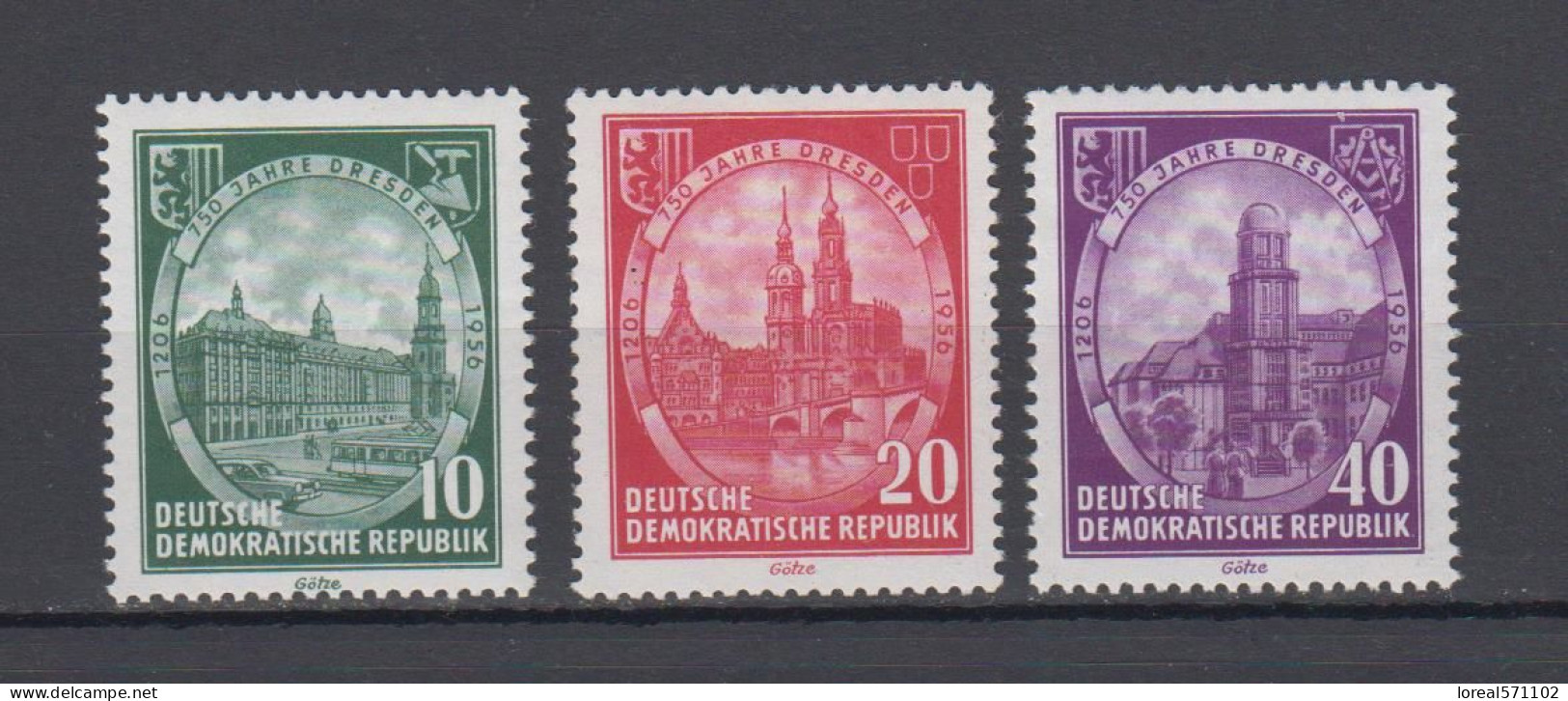 DDR  1956  Mich.Nr.524/26 ** Geprüft - Unused Stamps