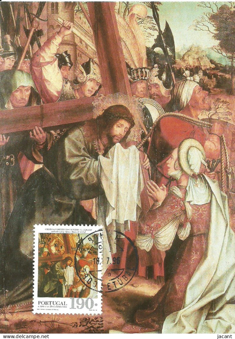 30916 - Carte Maximum - Portugal - Arte Descobrimentos - Adoração Reis Magos 1500 - Museu Grão Vasco Viseu - Maximumkarten (MC)