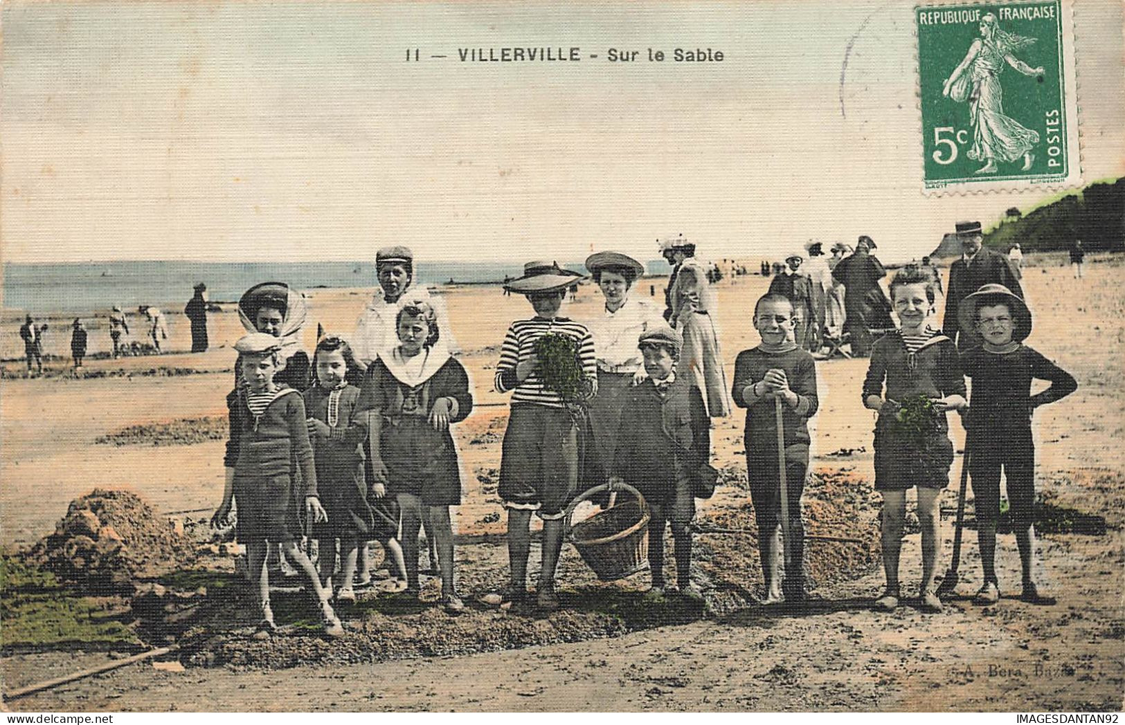 14 VILLERVILLE #FG57322 SUR LE SABLE ENFANTS - Villerville