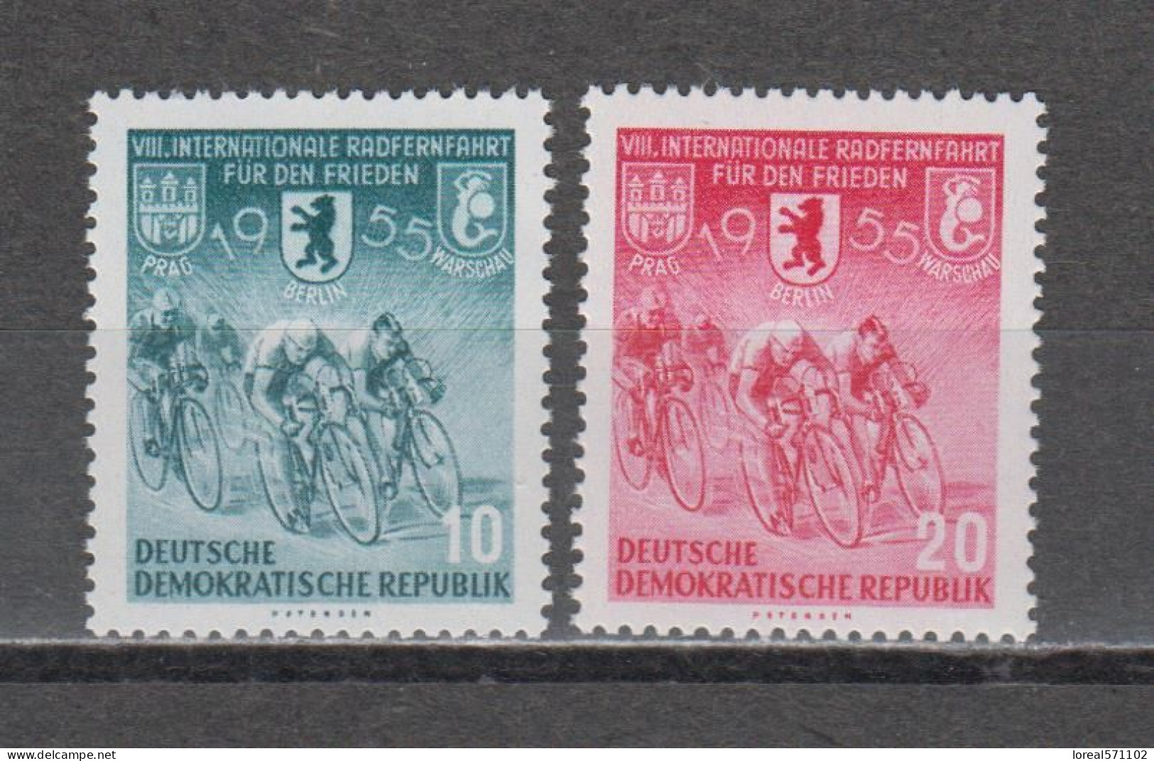 DDR  1955  Mich.Nr.470/71 ** Geprüft - Nuovi