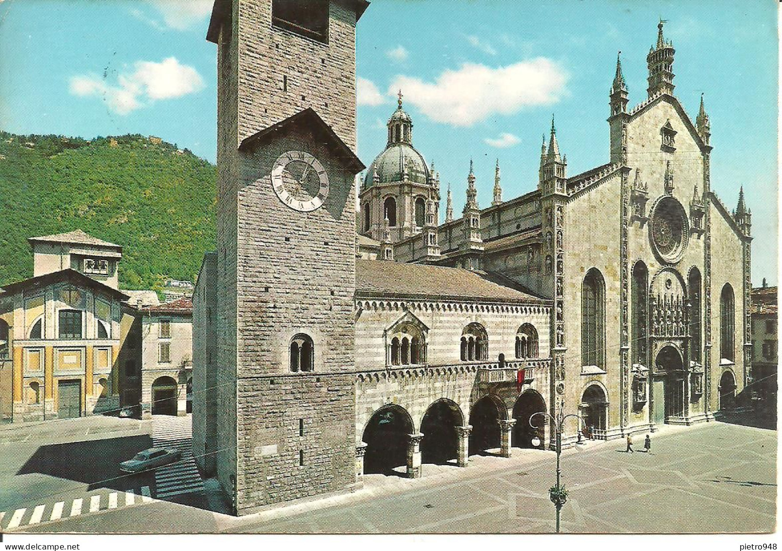 Como (Lombardia) Duomo, Broletto E Chiesa S. Giacomo, The Cathedral, The Town Hall And St. James Curch - Como
