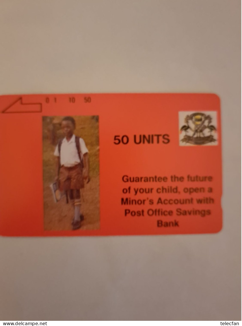 OUGANDA TAMURA KIND BOY 50U MINT NEUVE RARE - Ouganda