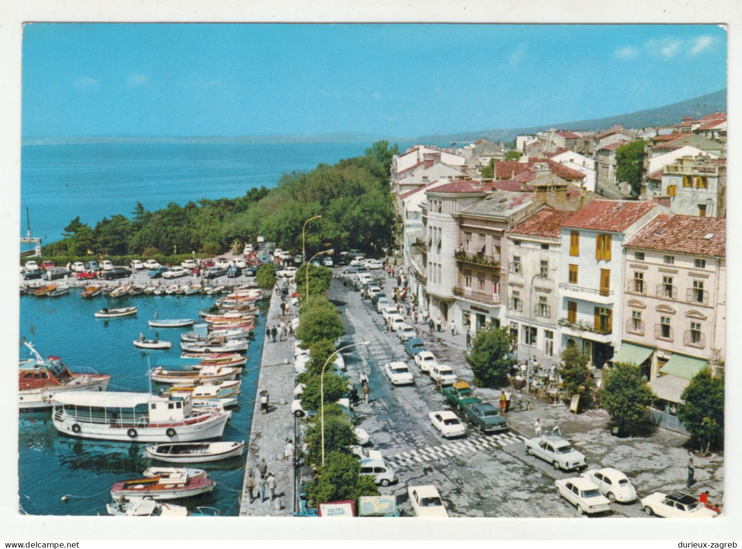 Crikvenica Old Postcard Posted 1974 240510 - Kroatien