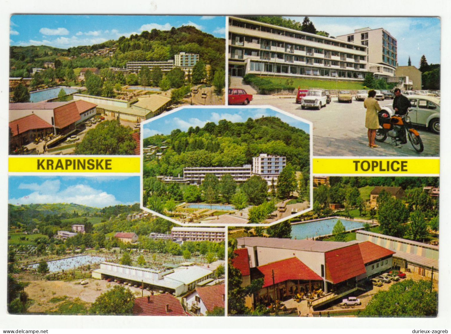 Krapinske Toplice Old Postcard Posted 1974 240510 - Kroatien