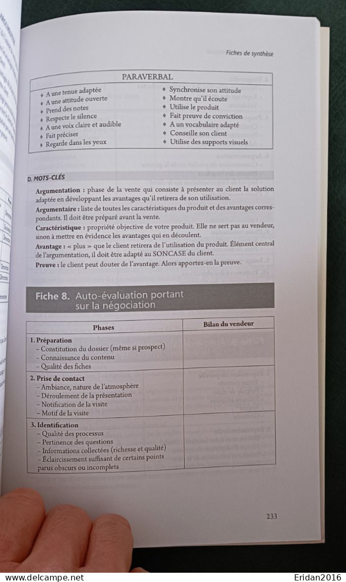 Négociation commerciale de la théorie à la pratique :E.Leroux et E. Chouraqi: GRAND FORMAT