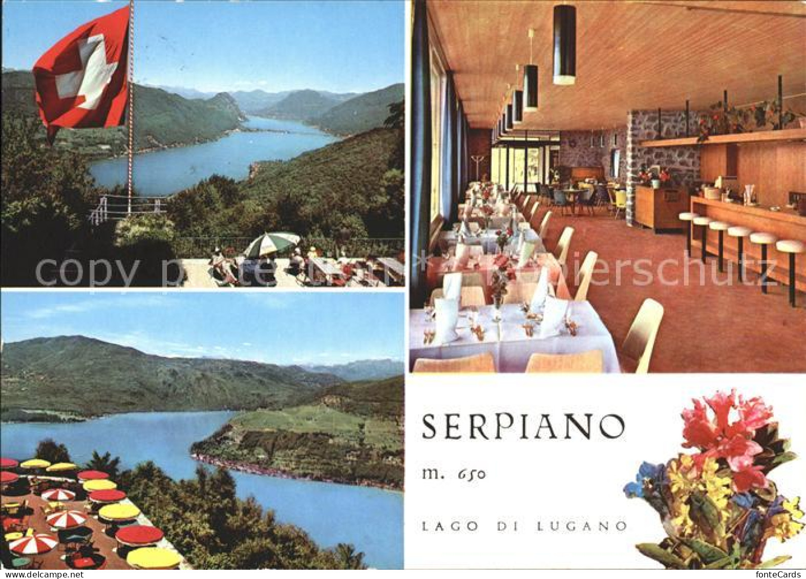 11852147 Serpiano TI Melide Morcote Ristorante Funivia Serpiano - Sonstige & Ohne Zuordnung