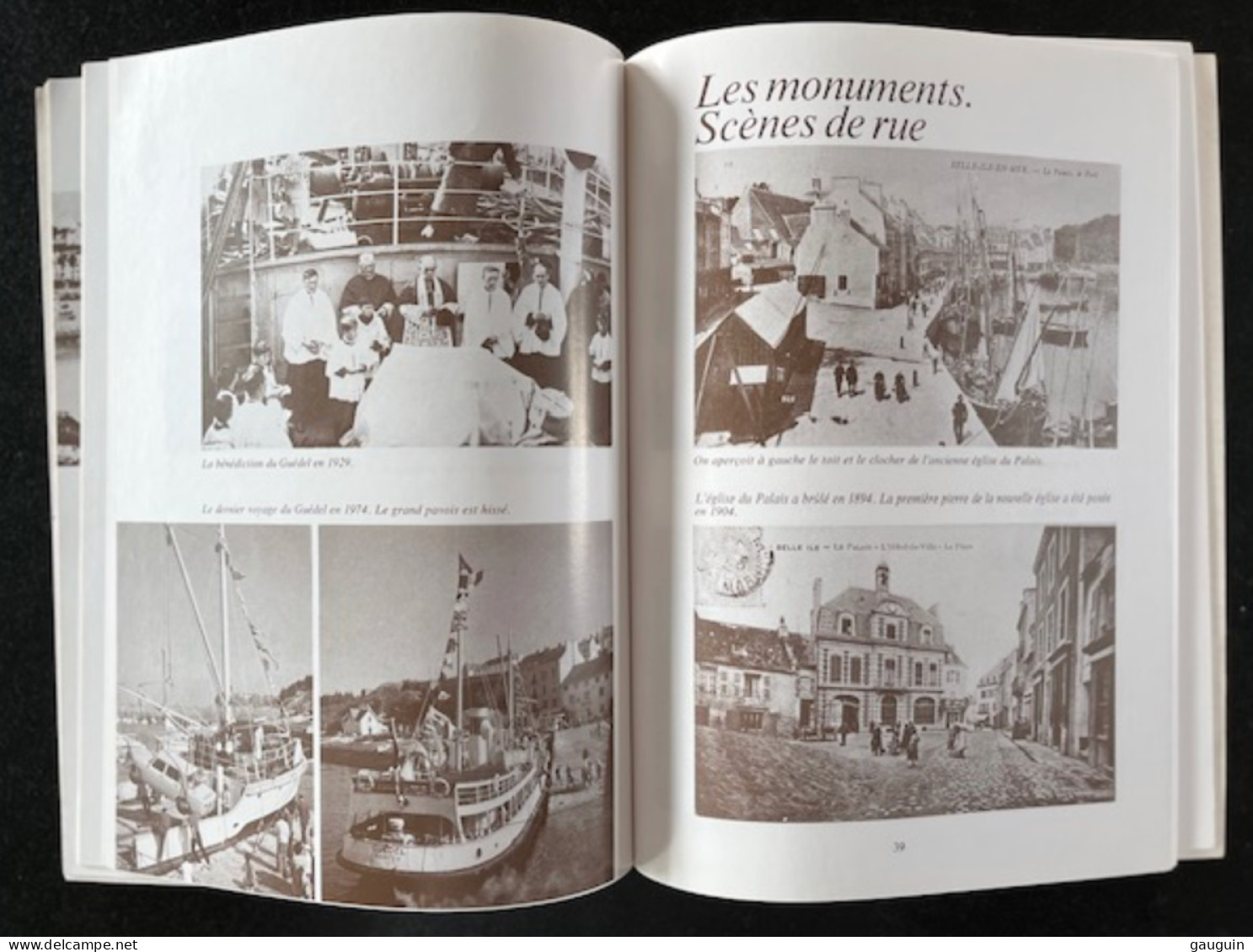 BELLE-ISLE-en-MER - "Images Du Passé" Repro. Cartes Postales Anciennes - Editions Lestrac - 78 Pages / 1977 §TOP RARE§ - Livres & Catalogues