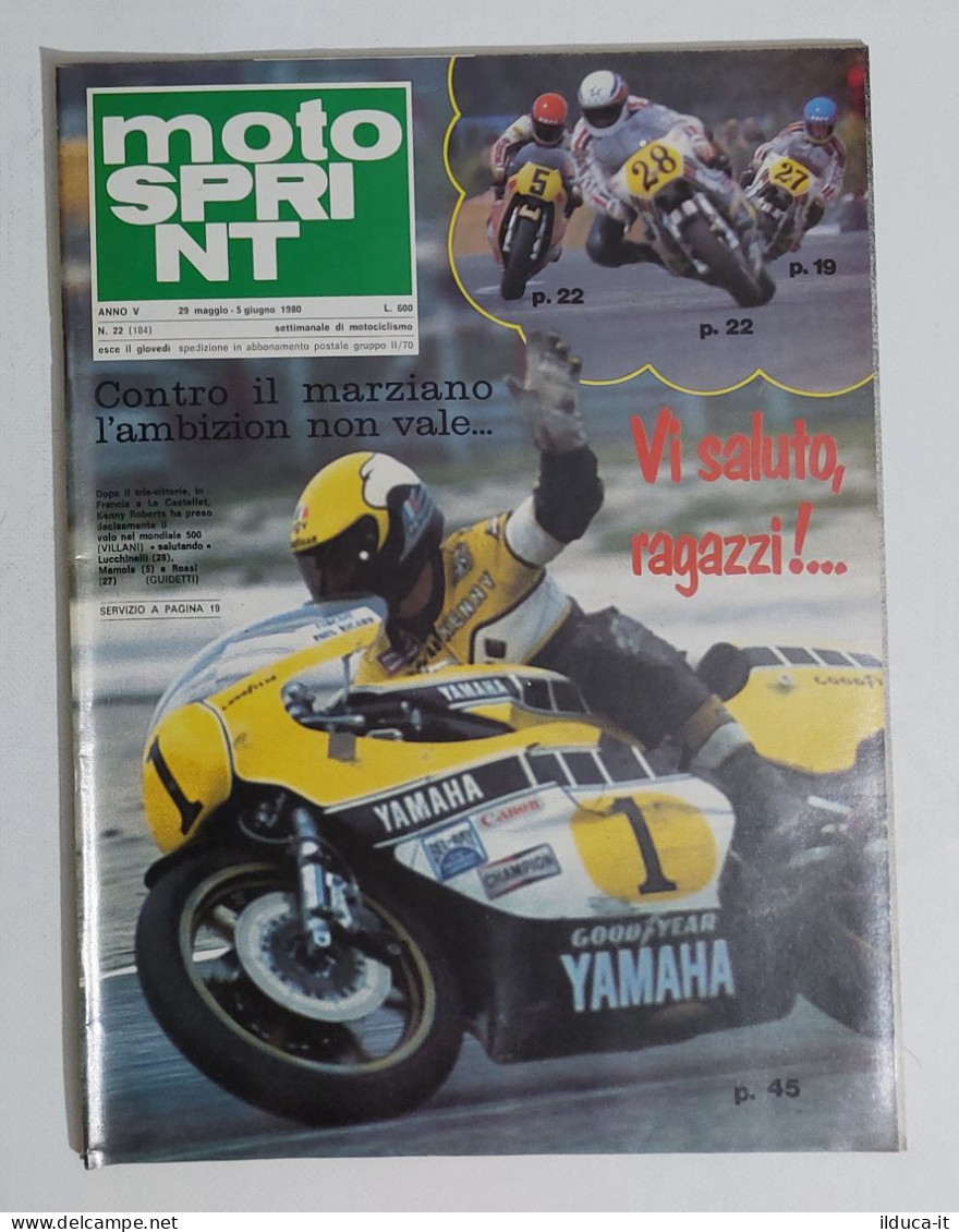 59056 Motosprint 1980 A. V N. 22 - Benelli 654 / Polizia A Due Ruote - Moteurs