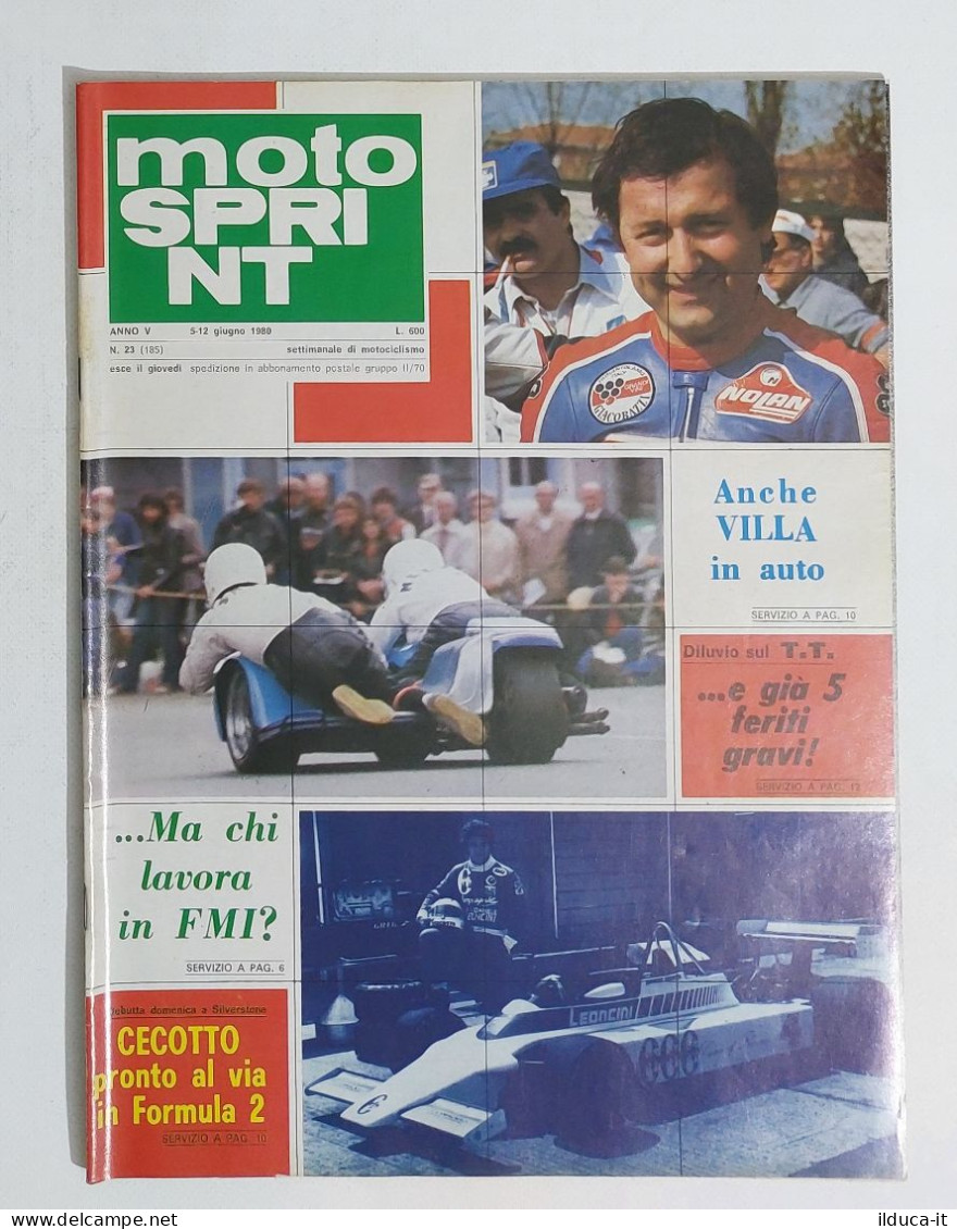 59063 Motosprint 1980 A. V N. 23 - Aprilia 125 Cross / Dossier Yamaha - Moteurs