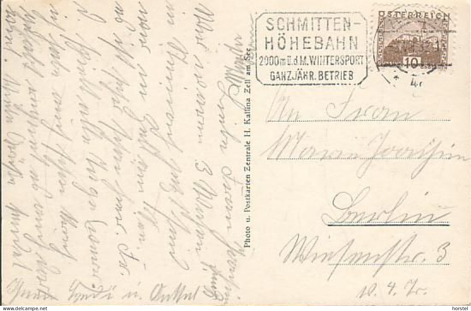 Austria - 5700 Zell Am See - Alte Detailansicht - Nice Stamp 1932 - Stempel ! - Zell Am See