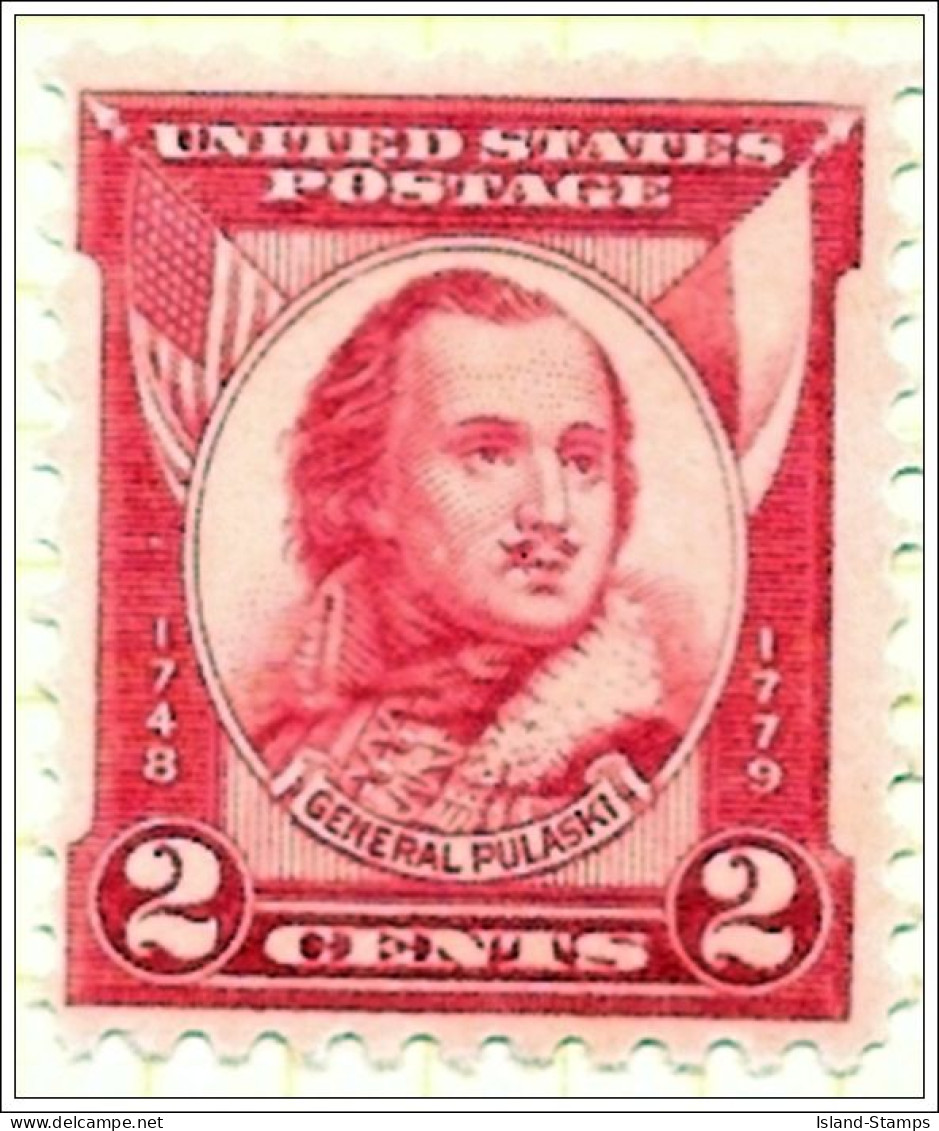 USA 1930/31 # 690 - 1931 2c General Casimir Pulaski Mint & Used Examples - Neufs