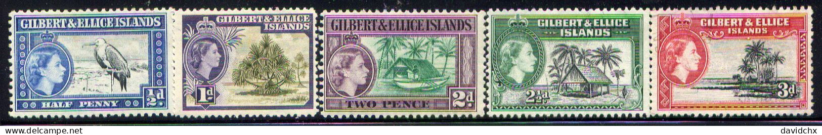 GILBERT AND ELLICE IS., NO.'S 61-65, MH - Gilbert & Ellice Islands (...-1979)