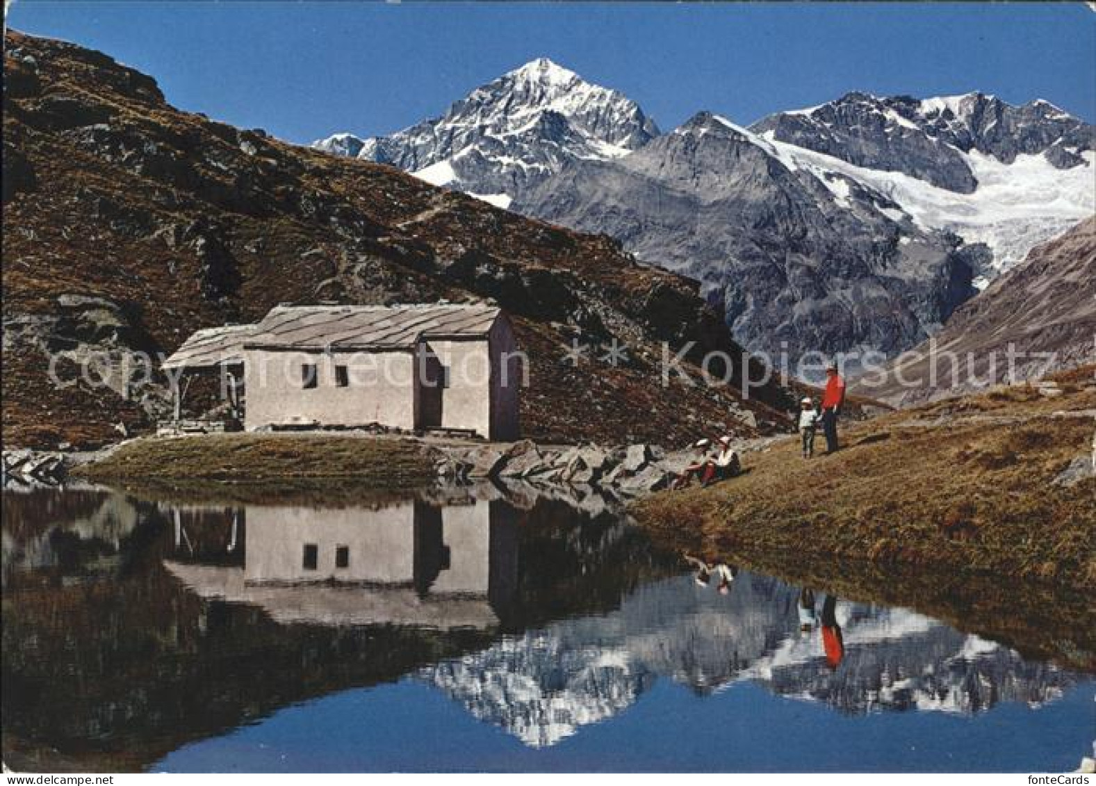 11851846 Zermatt VS Schwarzsee Kapelle Maria Zum Schnee Dt. Blanche  - Sonstige & Ohne Zuordnung