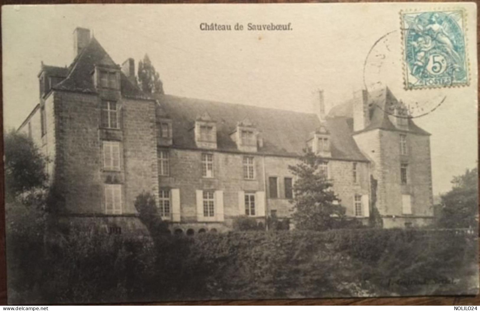 Cpa 24 Dordogne, Château De Sauveboeuf, éd Guiraud, - Sonstige & Ohne Zuordnung