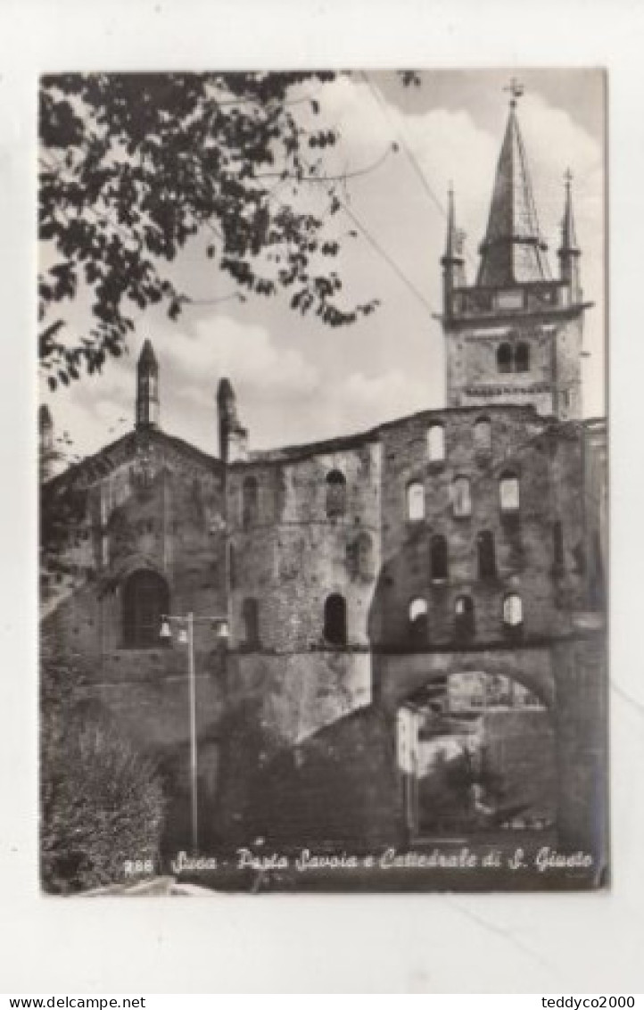 SUSA  Porta Savoia E Cattedrale Di San Giusto 1966 - Other & Unclassified