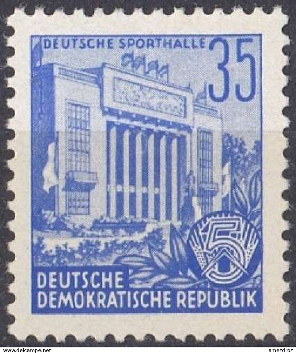 Allemagne RDA - DDR MH Impression Lithographique Du Plan Quinquennal De 1953 (H38) - Nuovi